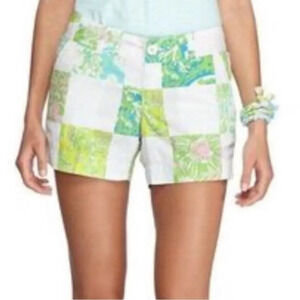 Lioness Patch Callahan Short Lilly Pulitzer 0 EUC Palm Royale